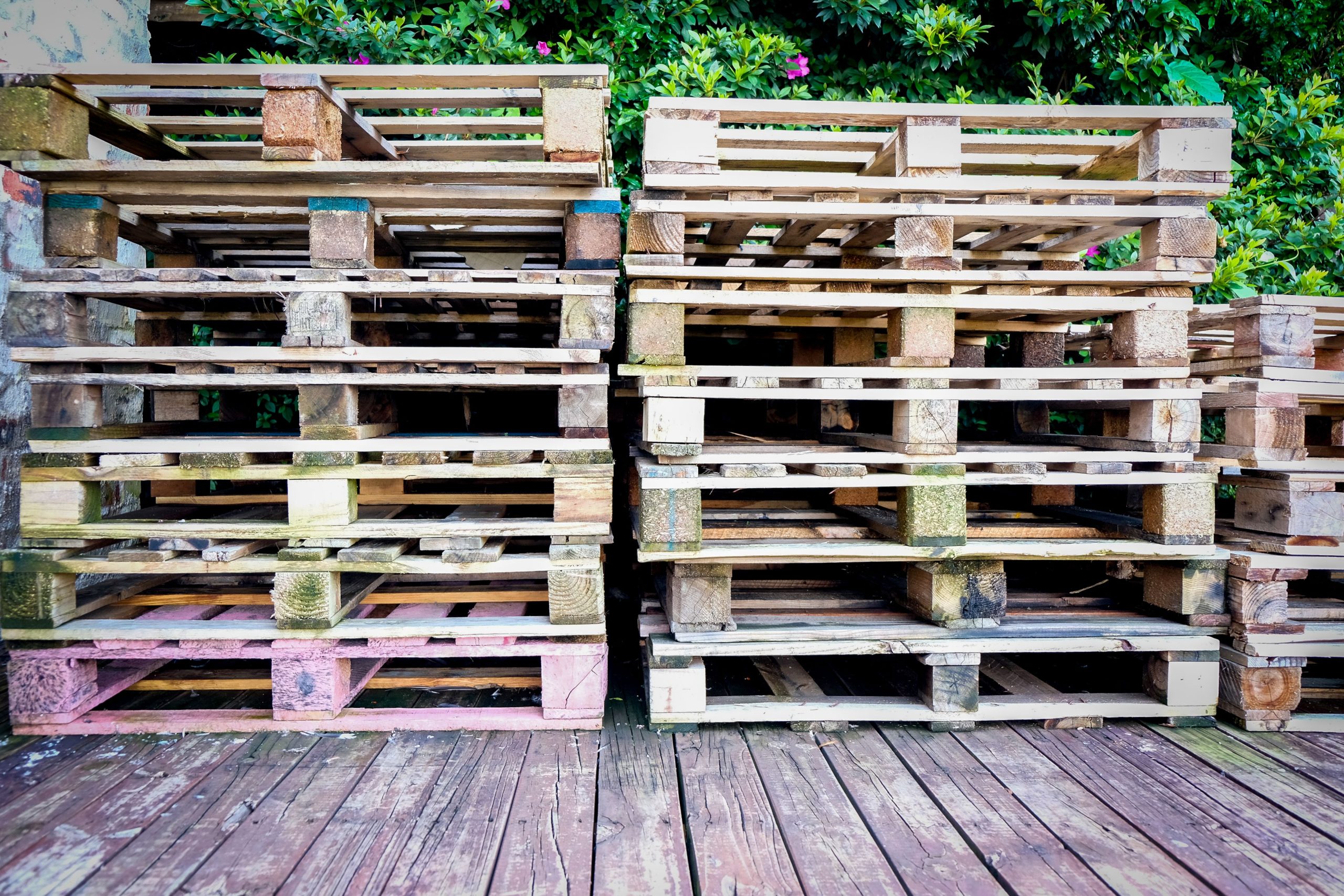 Palettes bois gratuites Brico Dépôt